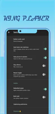King Player android App screenshot 0